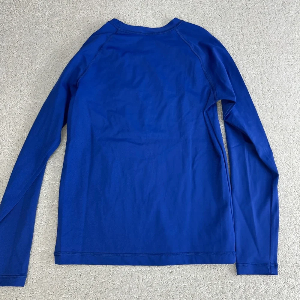 Hanna Andersson Rash Guard Kids‎ 10 Blue Dinosaur Graphic Long Sleeve Swim Shirt